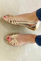 Aracely | Sandalias Doradas