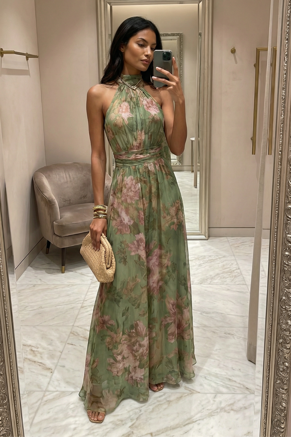 Loreto | Vestido Halter Floral