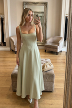 Genoveva | Vestido Escote Cuadrado