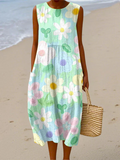 Erin | Vestido Midi Flor Pastel