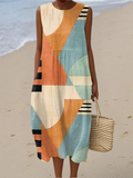 Noa | Vestido Midi Geométrico