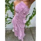 Fiorella | Vestido Volantes