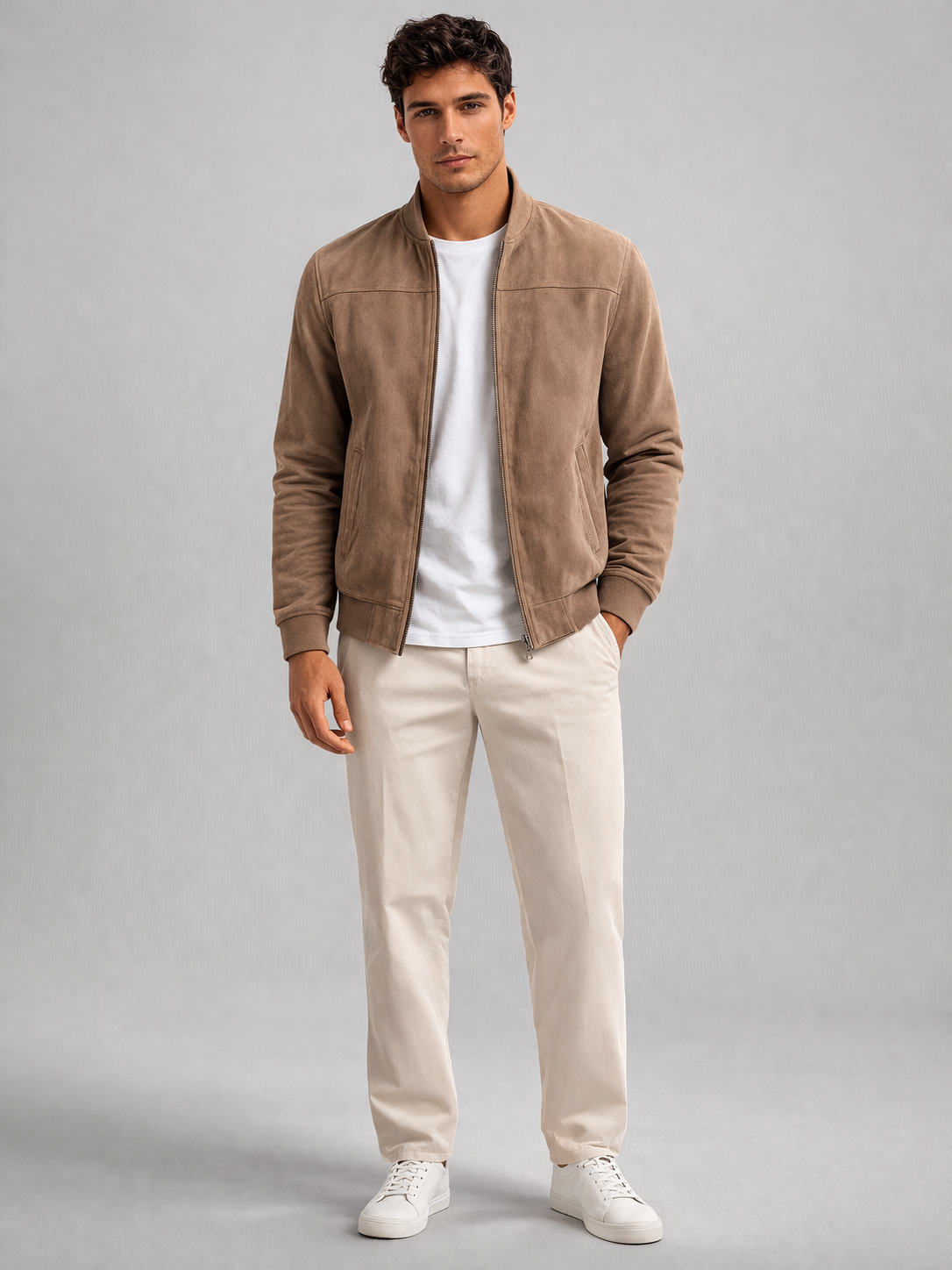 Valmont | Chaqueta de ante para hombre