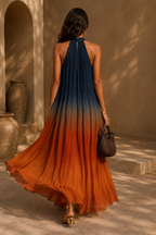 Paula | Vestido Largo Halter Degradado