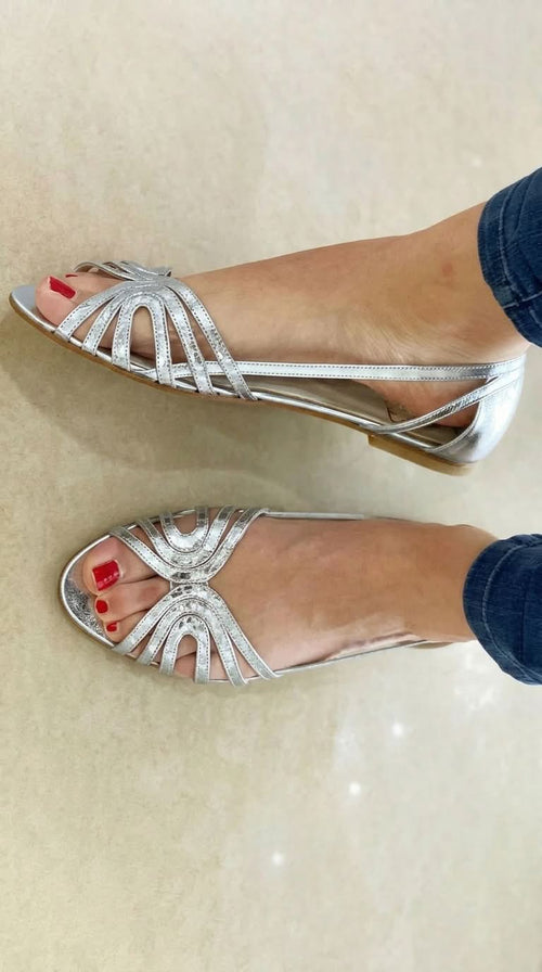 Aracely | Sandalias Doradas