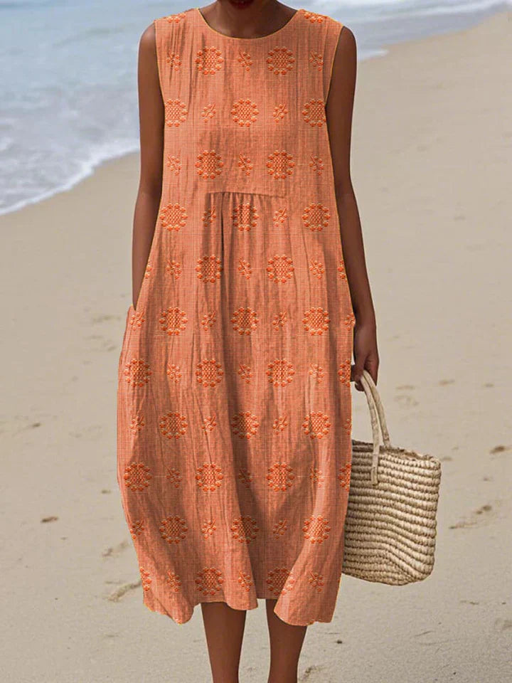 Elsie | Vestido Midi Sin Mangas