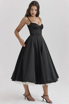 YLIANA | Vestido midi veraniego romántico