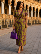 Loto | Vestido Maxi Floral con Caída Fluida