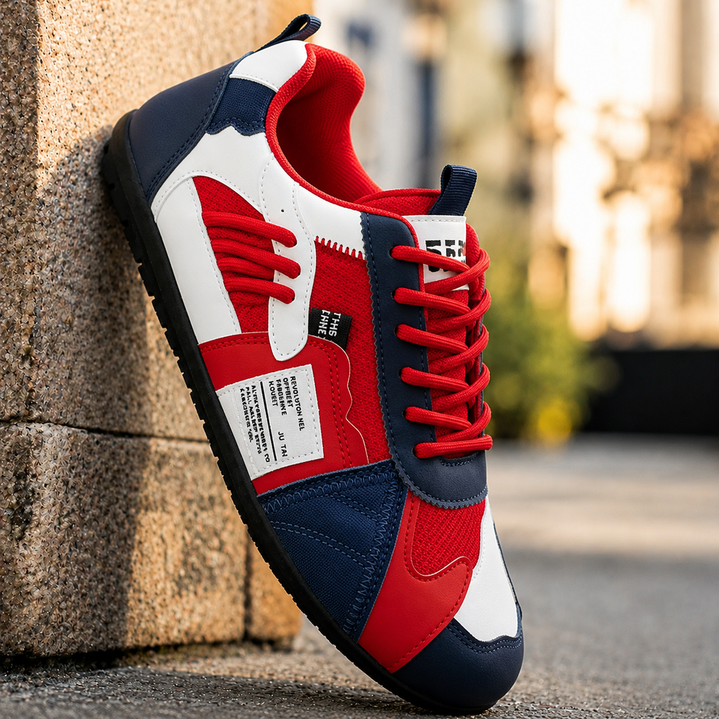 GIOVANNI | Zapatillas retro multicolor