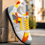 GIOVANNI | Zapatillas retro multicolor
