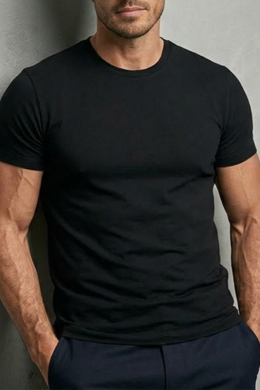 White | Camiseta básica slim fit