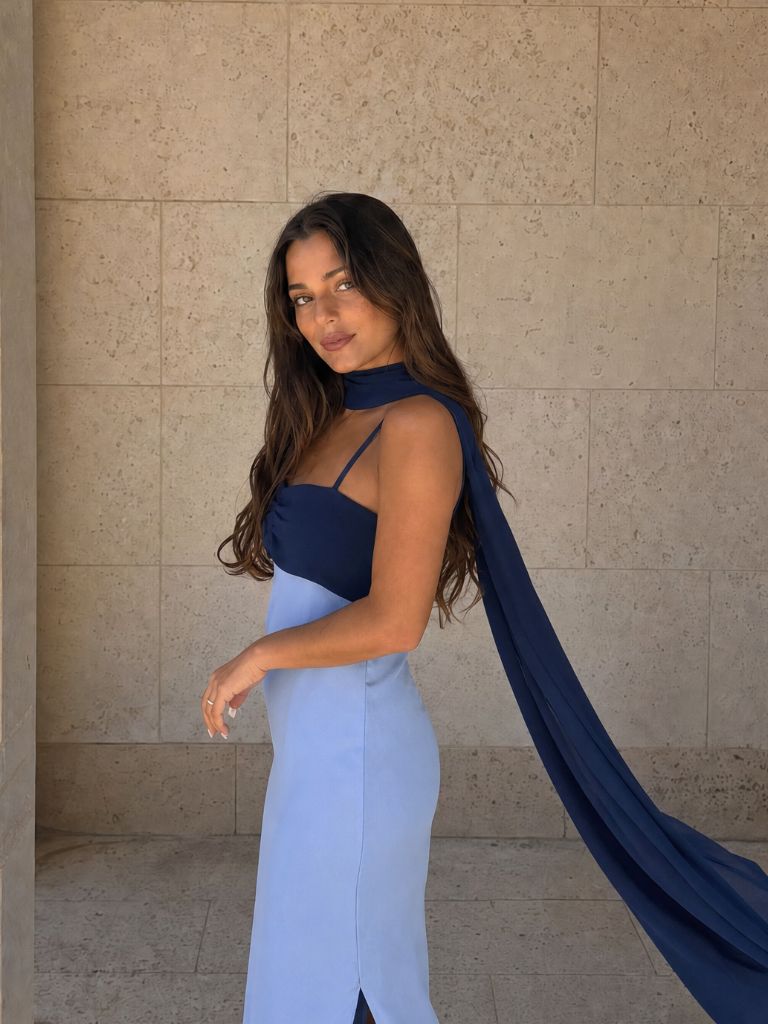 Ariana | Vestido Bicolor