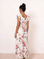 Micaela | Vestido Floral Plisado