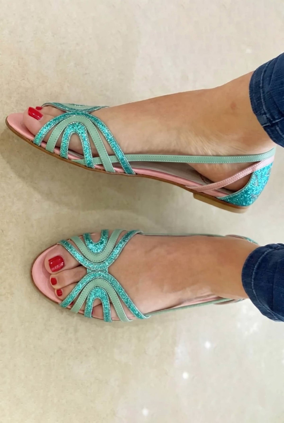 Aracely | Sandalias Doradas