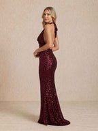Estrella | Vestido Lentejuelas Halter