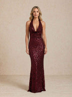 Estrella | Vestido Lentejuelas Halter