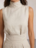 Mono fluido con cuello alto