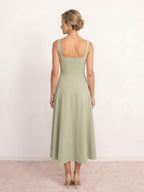Genoveva | Vestido Escote Cuadrado