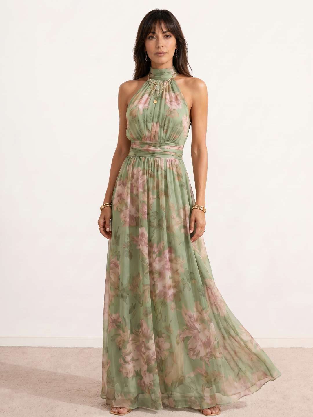 Loreto | Vestido Halter Floral