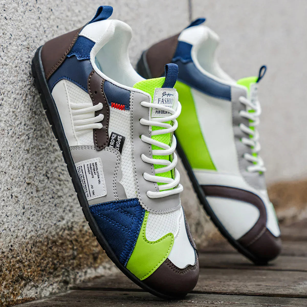 GIOVANNI | Zapatillas retro multicolor