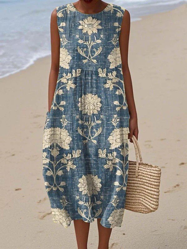 Belle | Vestido Midi Boho Floral
