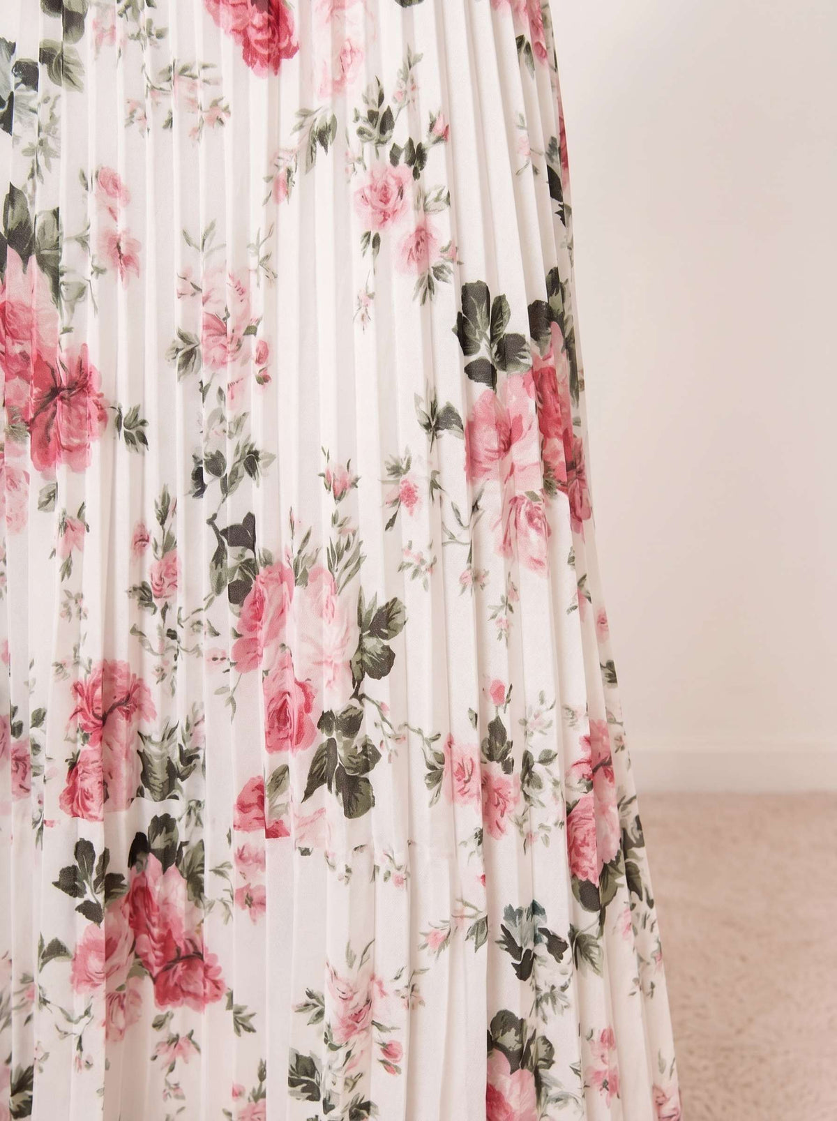 Micaela | Vestido Floral Plisado