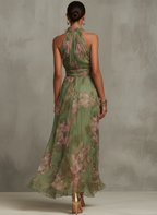 Seseña | Vestido Largo Floral Elegante