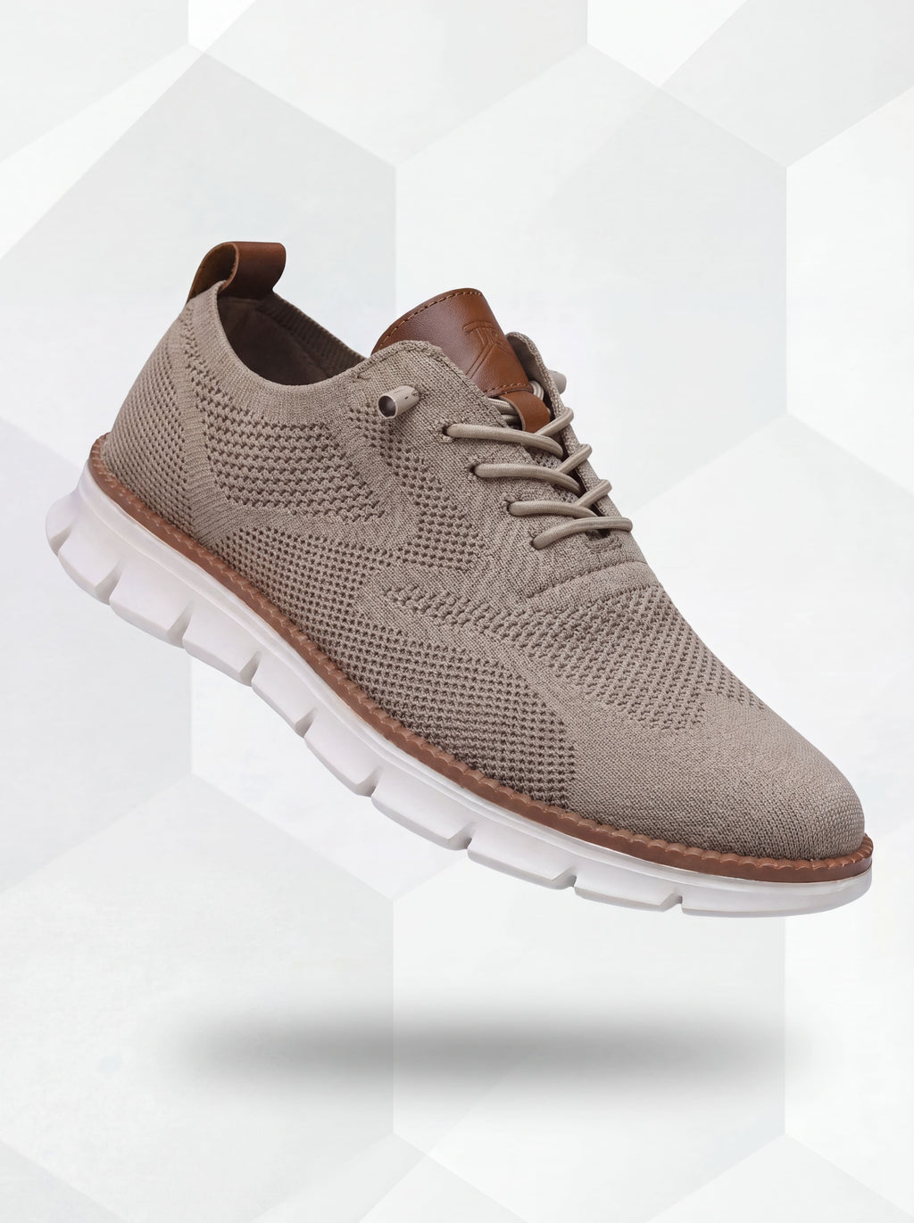 Yago | Zapatillas Caqui-Blanco