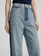 Nora — Jeans wide leg de tiro alto