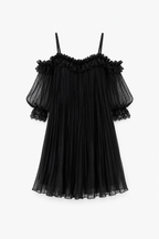 Vittoria | Minivestido Negro con Detalles de Encaje