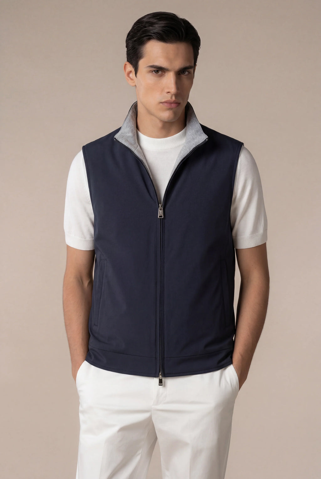 Cosimo | Chaleco Azul Marino