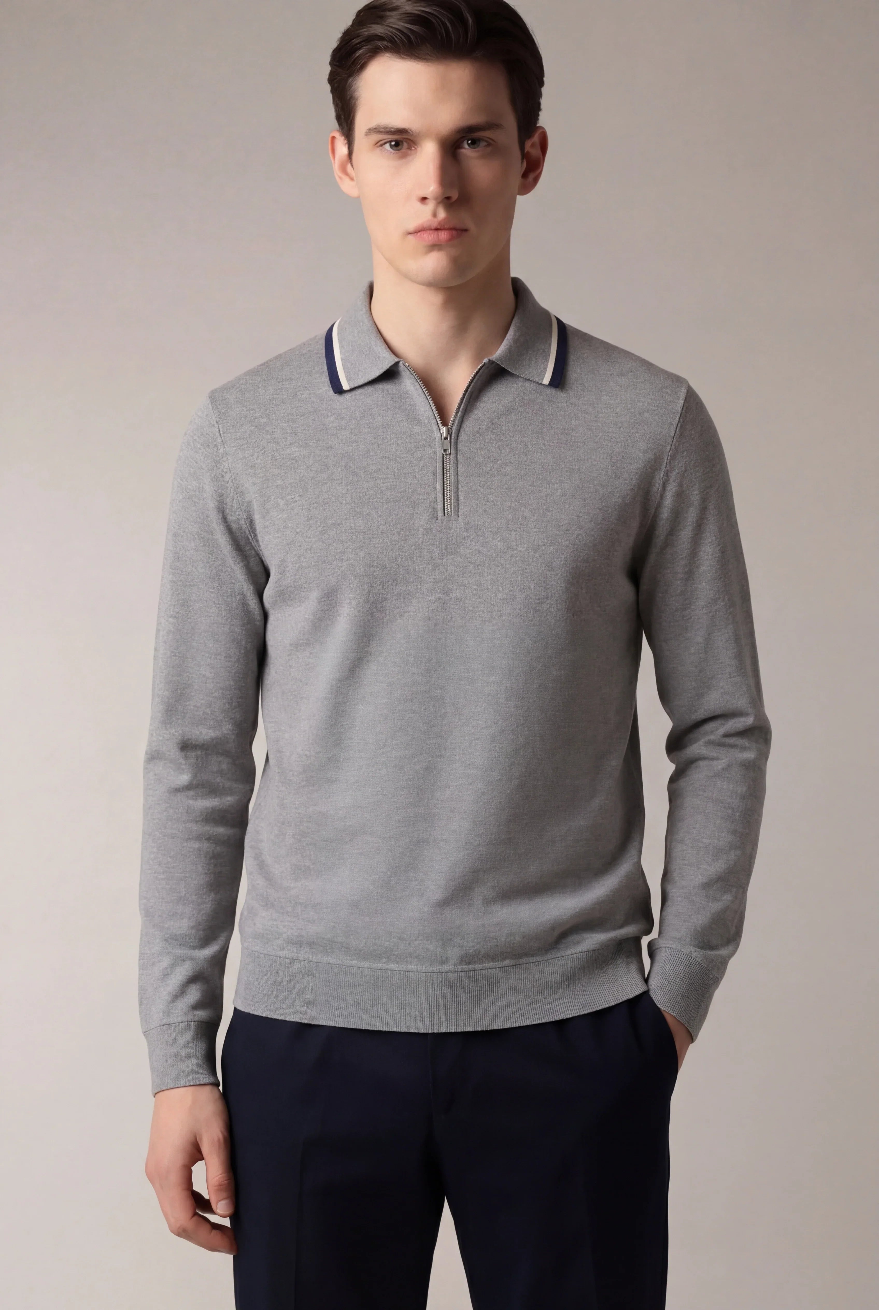 Bruno | Polo Gris