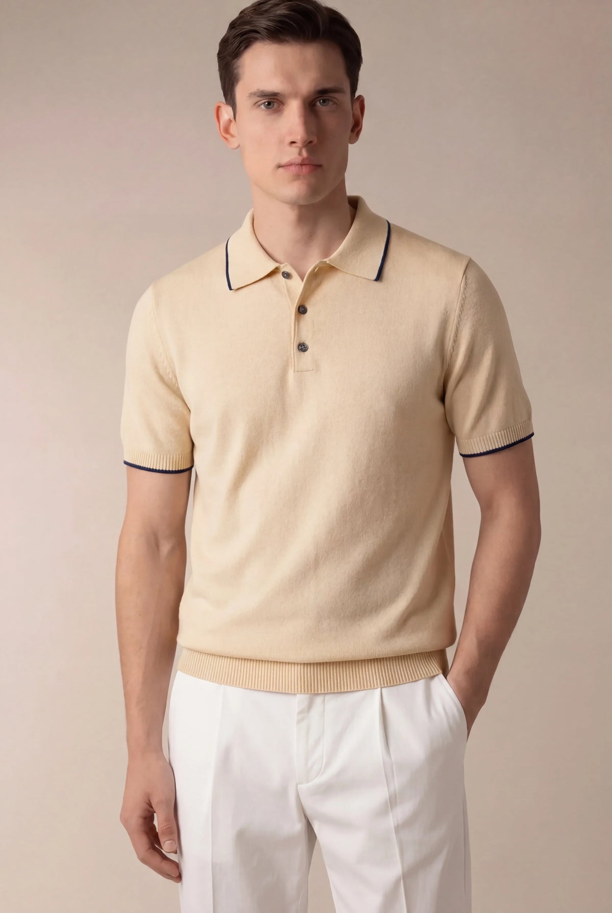 Nino | Polo Beige