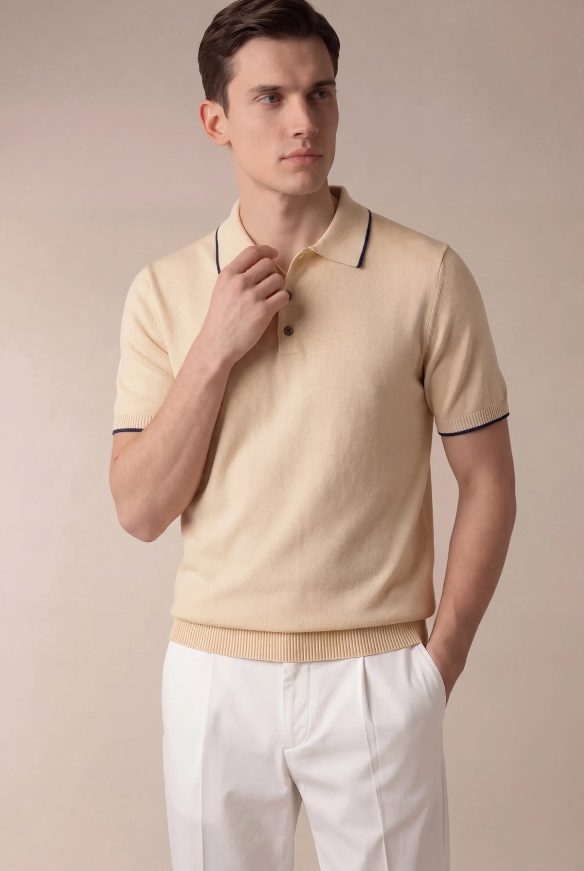 Nino | Polo Beige