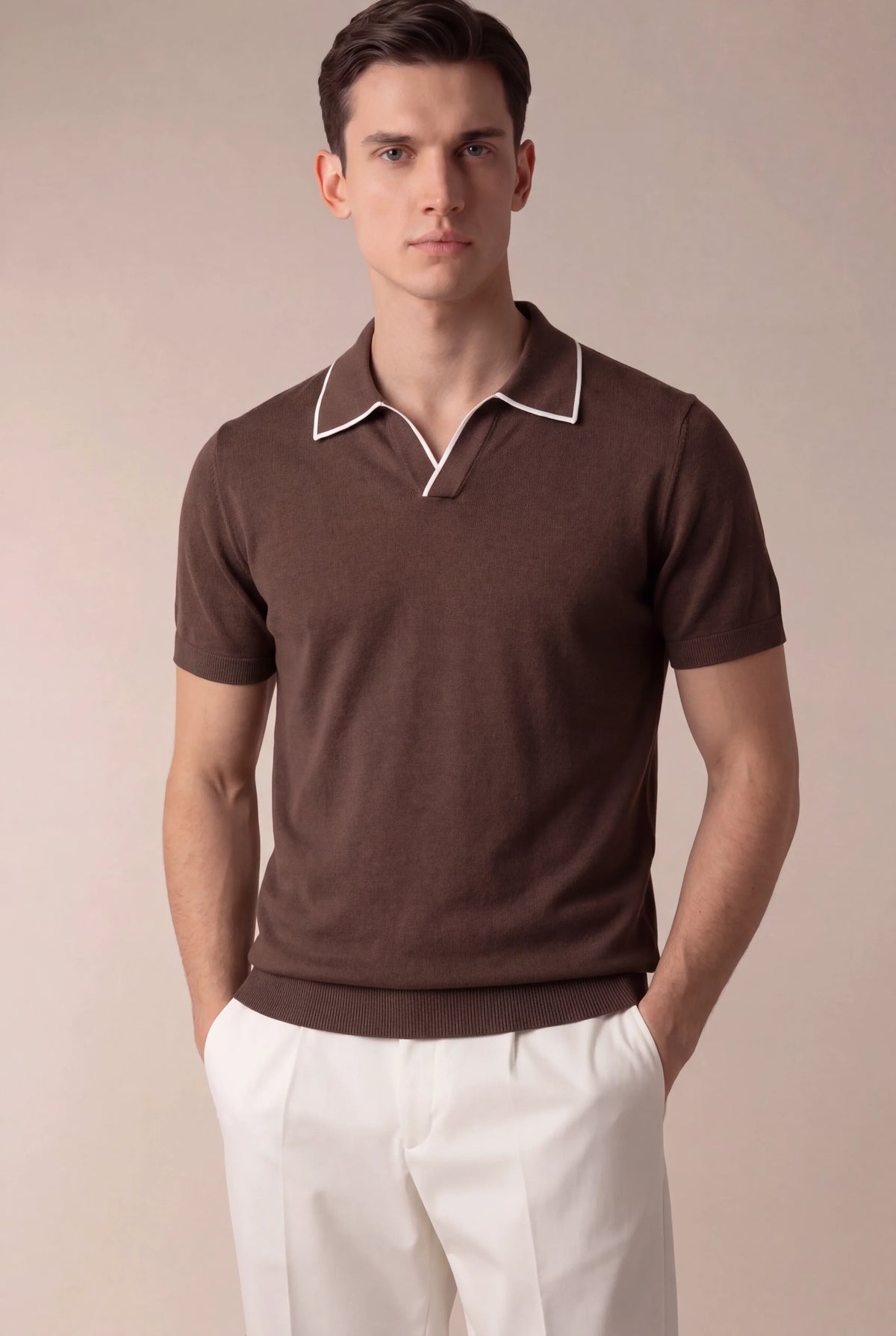 Rico | Polo Marrón