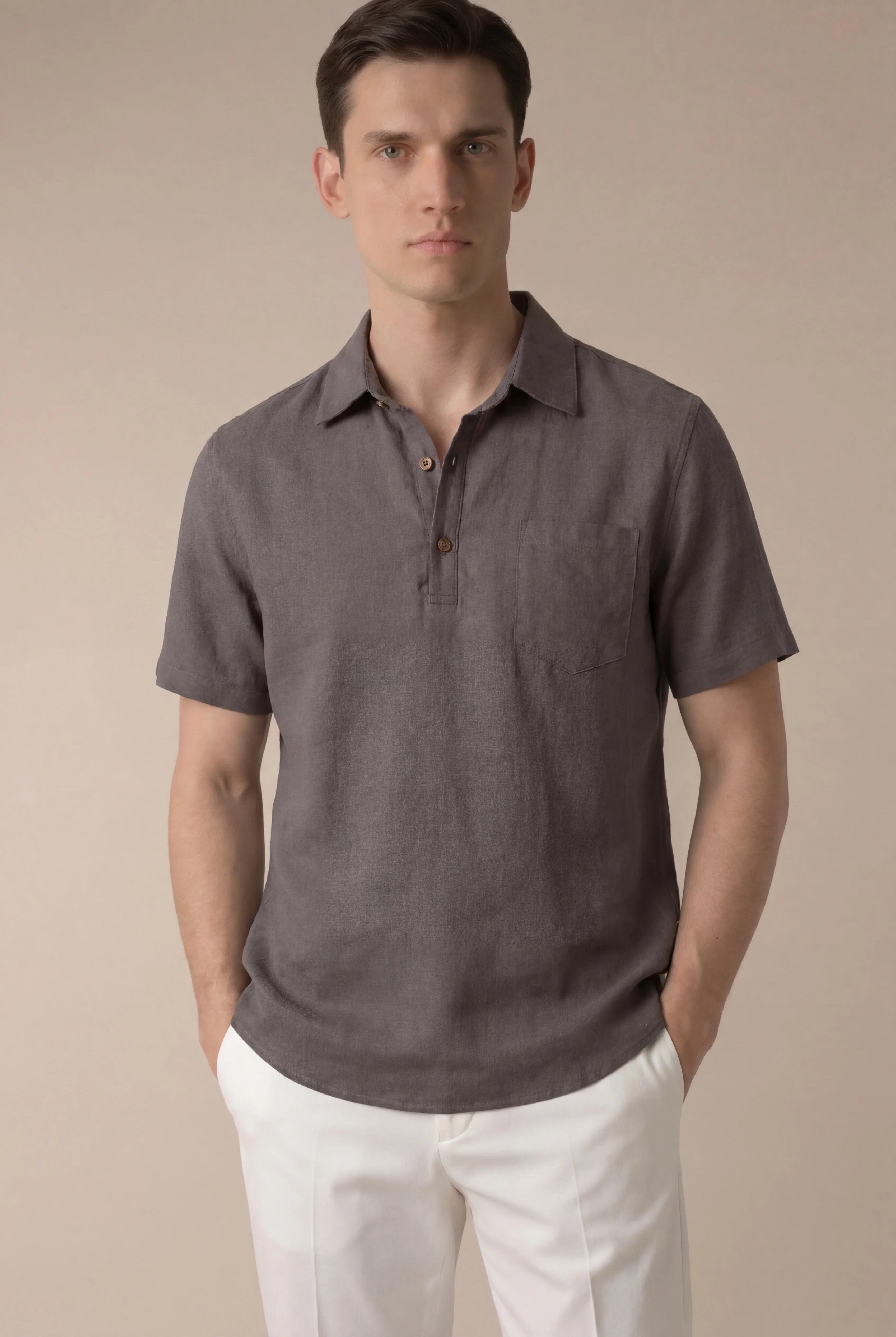 Marco | Camisa Taupe