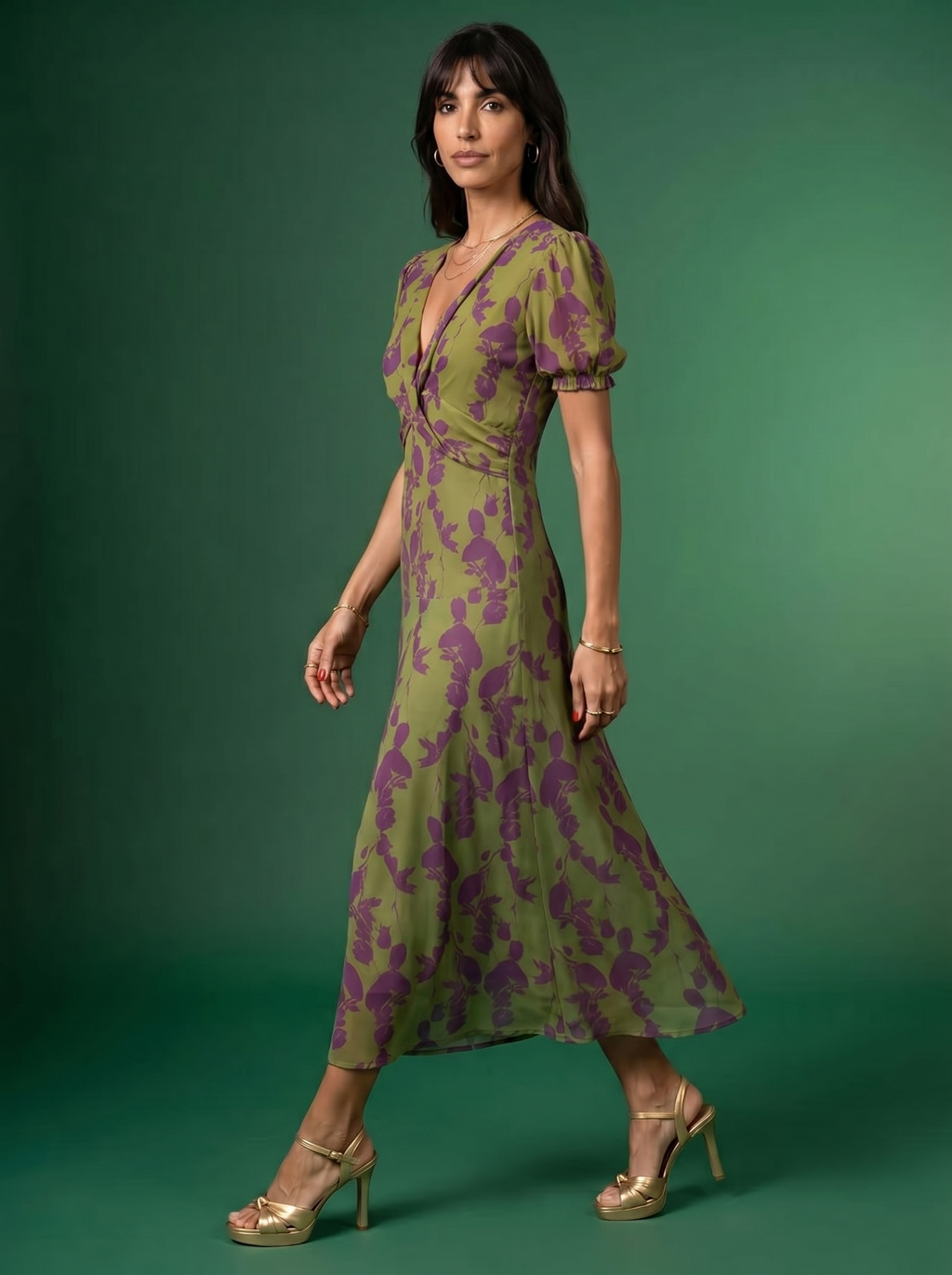 Fausta | Vestido Estampado con Tirantes