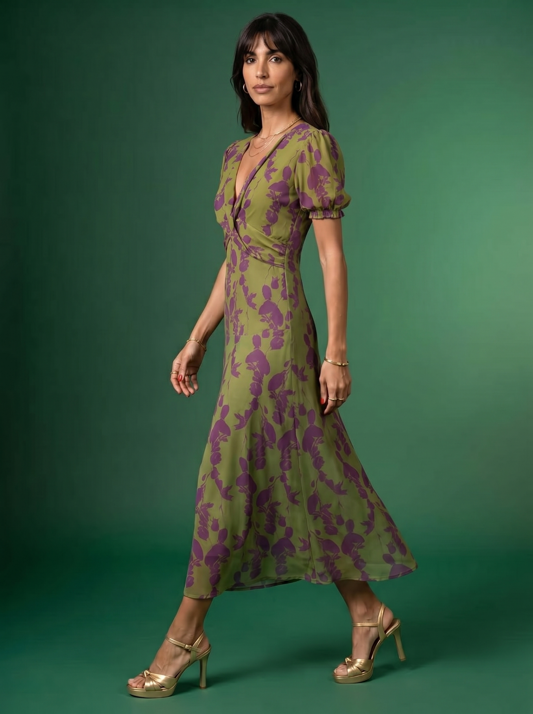 Fausta | Vestido Estampado con Tirantes