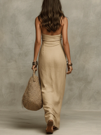 Emilia | Vestido Halter Sofisticado