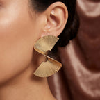 Fabiana | Pendientes Plisados