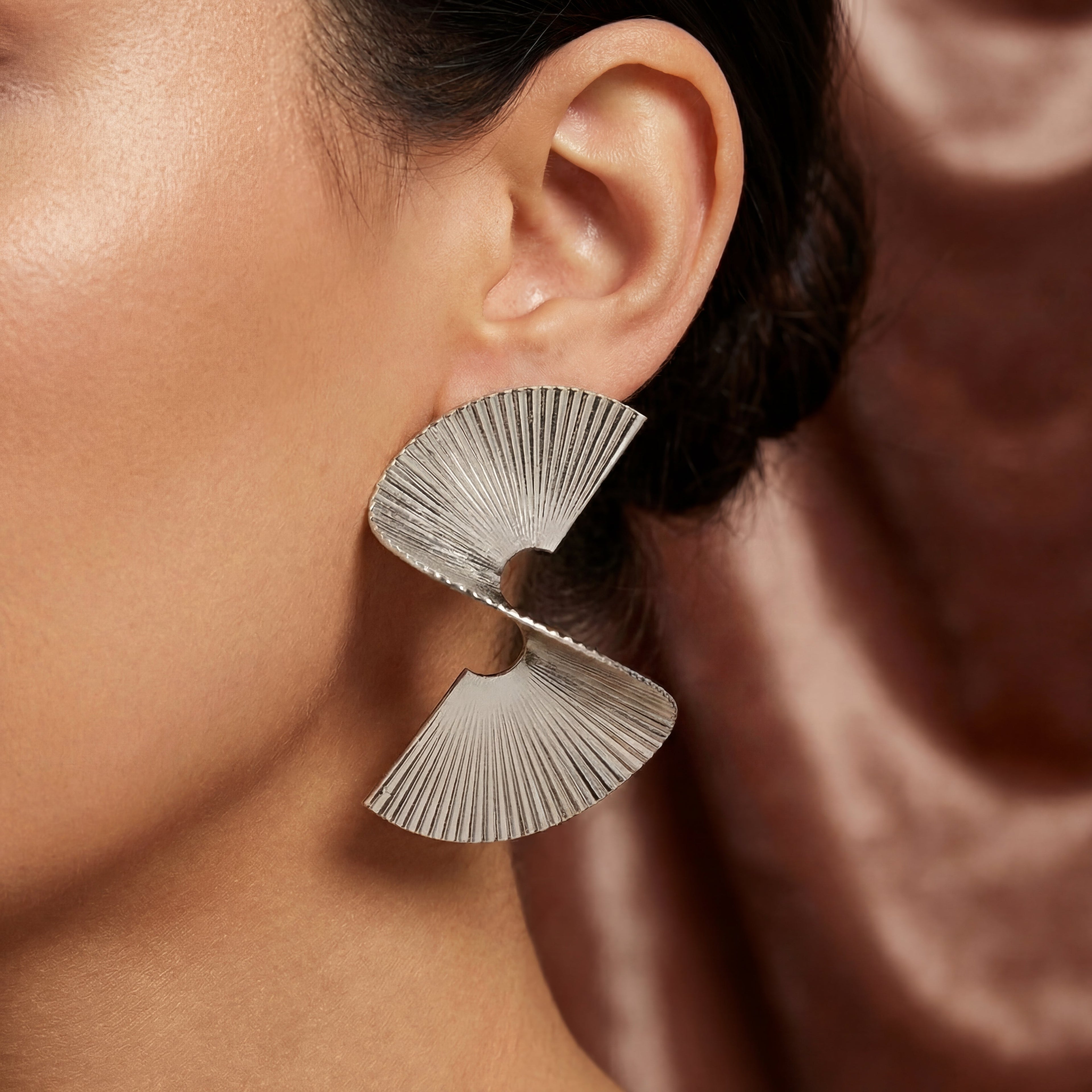 Fabiana | Pendientes Plisados