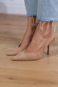 Marlena | Zapatos de tacón bajo nude