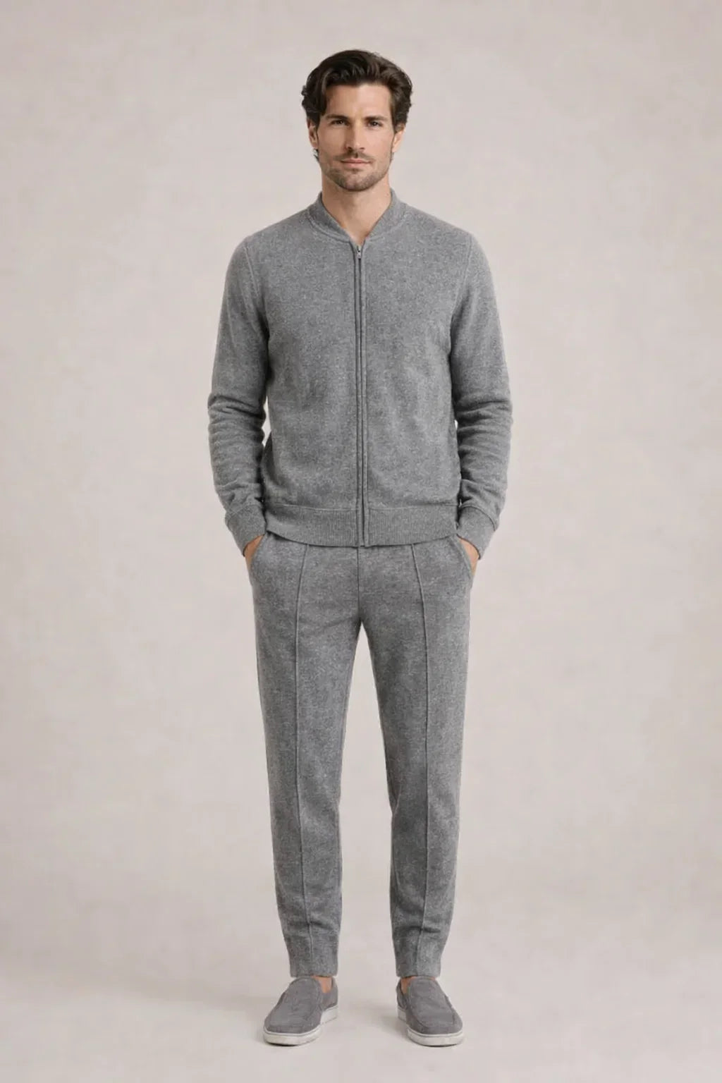Nemesio | Conjunto Gris Claro