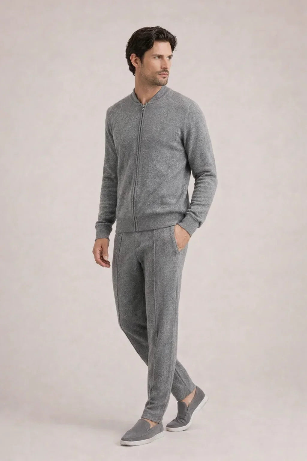Nemesio | Conjunto Gris Claro